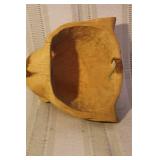 Eclectic Vintage Decorative Lot - Wood Carvings, Pottery, Ceramic Fish Dishes, and More