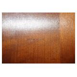 Collection of Vintage Wooden Mortar and Pestle, Wicker Coasters, Ceramic Tile, and Embroidered Textile