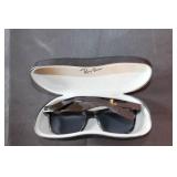 Collection of Sunglasses and Eyeglasses with Cases Including Ray-Ban and Furla