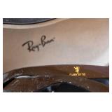 Collection of Sunglasses and Eyeglasses with Cases Including Ray-Ban and Furla