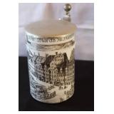 Collection of Ceramic Steins, Miniature Pottery, and Candle Holders