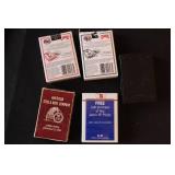 Vintage Game Set with Cribbage Board, Mini Chess Set, Playing Cards, and Chess Guide Book