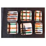 Kitchenware Collection with Salt and Pepper Shakers, Wooden Mills, Ceramic Dishes, and Flower Toothpick Holder