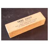 Vintage True Calls Jimmy Robinson Wild Duck Call in Box