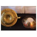 Vintage Metal Candle Holder and Brass Decor Collection