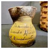 Collection of 4 Vintage Stoneware Crock, Basket, and Pitchers