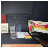Office Supplies Lot with Clipboards, Calculator, Notebooks, and Accessories