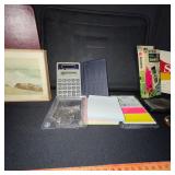Office Supplies Lot with Clipboards, Calculator, Notebooks, and Accessories