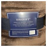 Serasoft Oversized Throw Blanket and Woven Decorative Throw