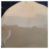 Set of 2 Vintage Stoneware Mixing Bowls - Embossed Designs