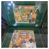 Guy Buffet Collection Tuscan Store Fronts Placemats Set