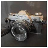 Canon AE-1 35mm Film Camera with 50mm f/1.8 FD Lens