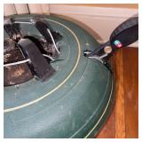 Heavy Duty Green Plastic Christmas Tree Stand with Lever Lock