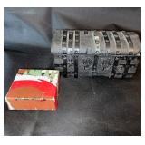 Collection of Vintage Stamps in Decorative Boxes