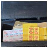 Collection of Vintage Stamps in Decorative Boxes