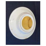 Eclectic Vintage Decorative Lot - Wood Carvings, Pottery, Ceramic Fish Dishes, and More