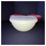 Vintage Tupperware Storage Container Set with Lids and Carriers - 8 Pieces