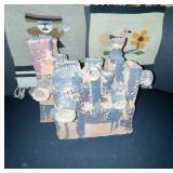 Abstract Ceramic Sculpture with Multi-Tube Design