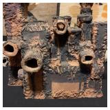 Abstract Ceramic Sculpture with Multi-Tube Design