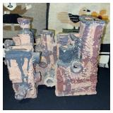 Abstract Ceramic Sculpture with Multi-Tube Design