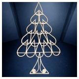 Lot of Wicker Baskets, Pinecone Tree, Wooden Tree, and Decorative Home Accents