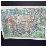 Collection of 3 Art Prints Including View of Toledo and Scenic Landscapes