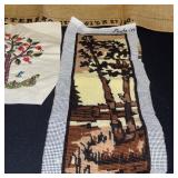 Lot of 4 Vintage Needlework and Rug Canvas Patterns with Instructions