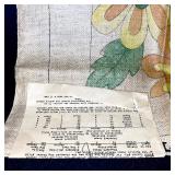 Lot of 4 Vintage Needlework and Rug Canvas Patterns with Instructions