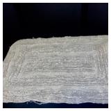 Wicker Basket with 3 Assorted Decorative Rugs