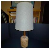 Collection of 4 Vintage Table and Floor Lamps with Assorted Shades