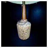 Collection of 4 Vintage Table and Floor Lamps with Assorted Shades