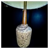 Collection of 4 Vintage Table and Floor Lamps with Assorted Shades