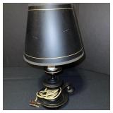 Collection of 4 Vintage Table and Floor Lamps with Assorted Shades