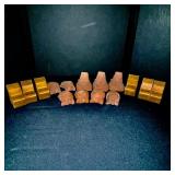 Collection of 12 Decorative Cast Stone and Metal Animal Figurines