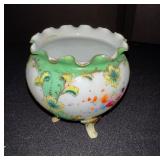 Vintage Collectibles Lot: Silver Pitcher, Porcelain Vase, Stein, Cut Glass Dish, Souvenir Cup