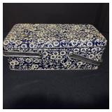 Vintage Floral Tin with Assorted Metal Cookie Cutters