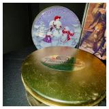 Collection of 13 Decorative Holiday and Collectible Tin Containers