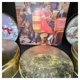 Collection of 13 Decorative Holiday and Collectible Tin Containers