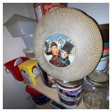 Collection of Vintage Decorative Tins and Glass Jars