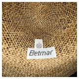 Collection of 3 Straw Hats and 2 Woven Hand Fans