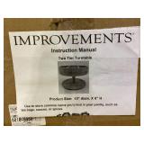 LOT OF 3 Improvements Two-Tier Bamboo Turntable