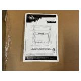 HOMCOM 32" Electric Fireplace with Mantel, Freestanding Heater with LED Log Flame, Shelf and Remote Control, 1400W, Brown