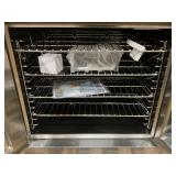 Magic Chef 38 in. Commercial Convection Oven in Stainless Steel (Missing Legs and Wheels)