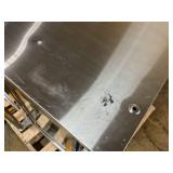 Magic Chef 38 in. Commercial Convection Oven in Stainless Steel (Missing Legs and Wheels)