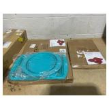 LOT OF 3 Wolfgang Puck 3-piece Silicone Collapsible Bakeware Set