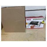 NESCO® Vacuum Sealer, Heavy-Duty with Double Heat Seal, Dual Pump, Accessory Port for Jars, Ideal for Meat Storage & Sous Vide, VS-12