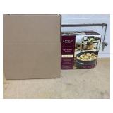 Anolon Advanced Hard-Anodized Dutch Oven Multipurpose Steamer Set, 8.5-Quart, Graphite