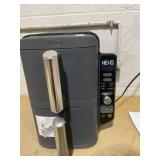 Ninja Double Stack Xl 10 Qt. 2-Basket Air Fryer With 6 in 1 Cooking Programs, Cooks 4-Foods at Once, Space Saving Design Gray