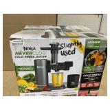 Ninja NeverClog Cold Press Juicer, Powerful Slow Juicer with Total Pulp Control, Countertop, Electric, 2 Pulp Functions, Dishwasher Safe, 2nd Generation, Charcoal, JC151