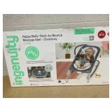 Ingenuity 2-in-1 Happy Belly Rock To Bounce Massage Baby Seat